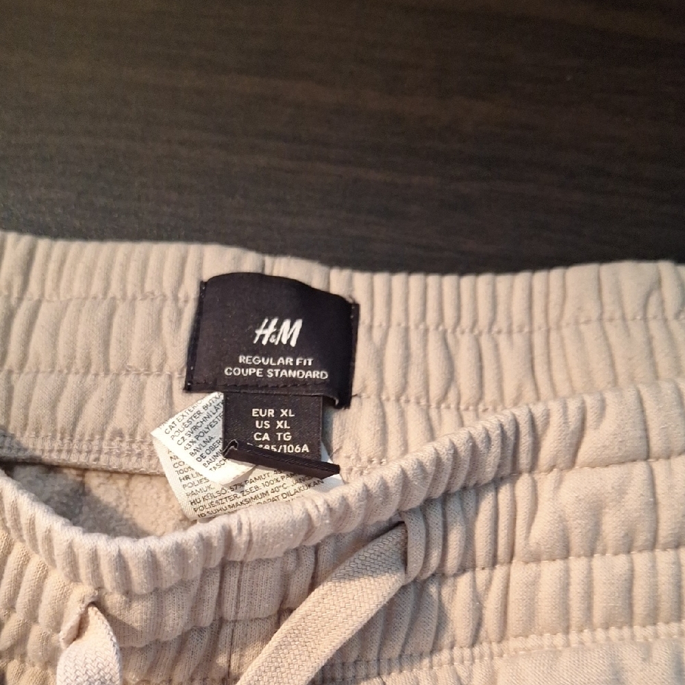 H&M MENS Light Tan Joggers